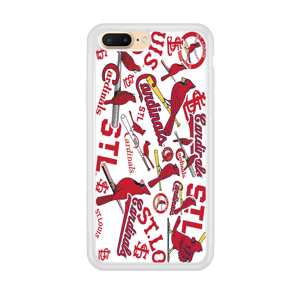 Baseball St. Louis Cardinals MLB 001 iPhone 8 Plus Case