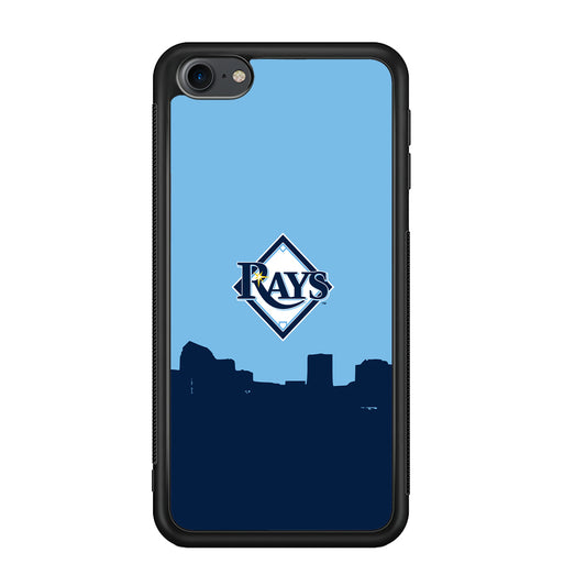 Baseball Tampa Bay Rays MLB 001 iPod Touch 6 Case-Phone Case-Rubber White (2D Case)-Altracase