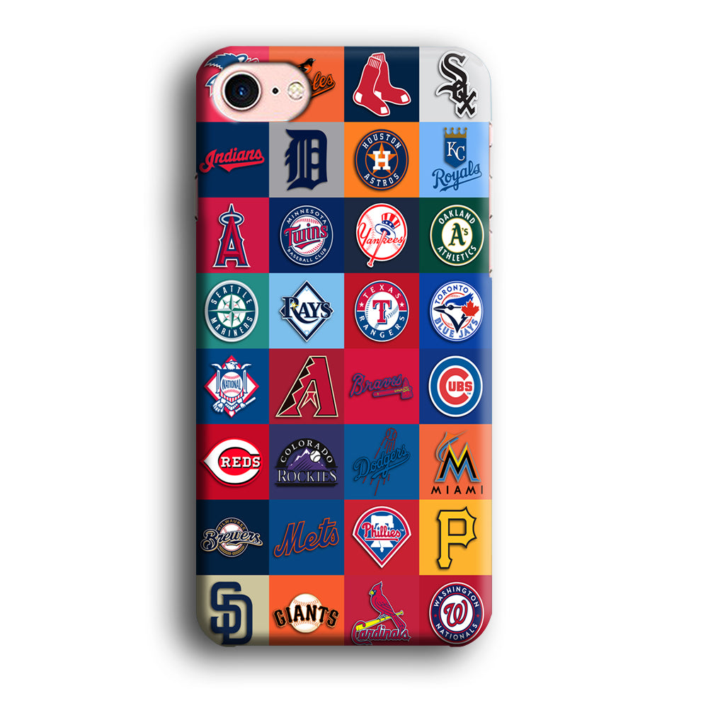 Baseball Teams MLB iPhone SE 2020 Case