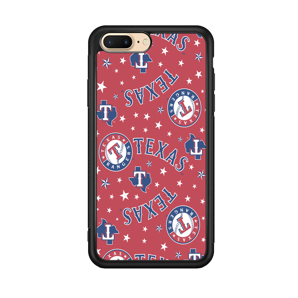 Baseball Texas Rangers MLB 001 iPhone 8 Plus Case