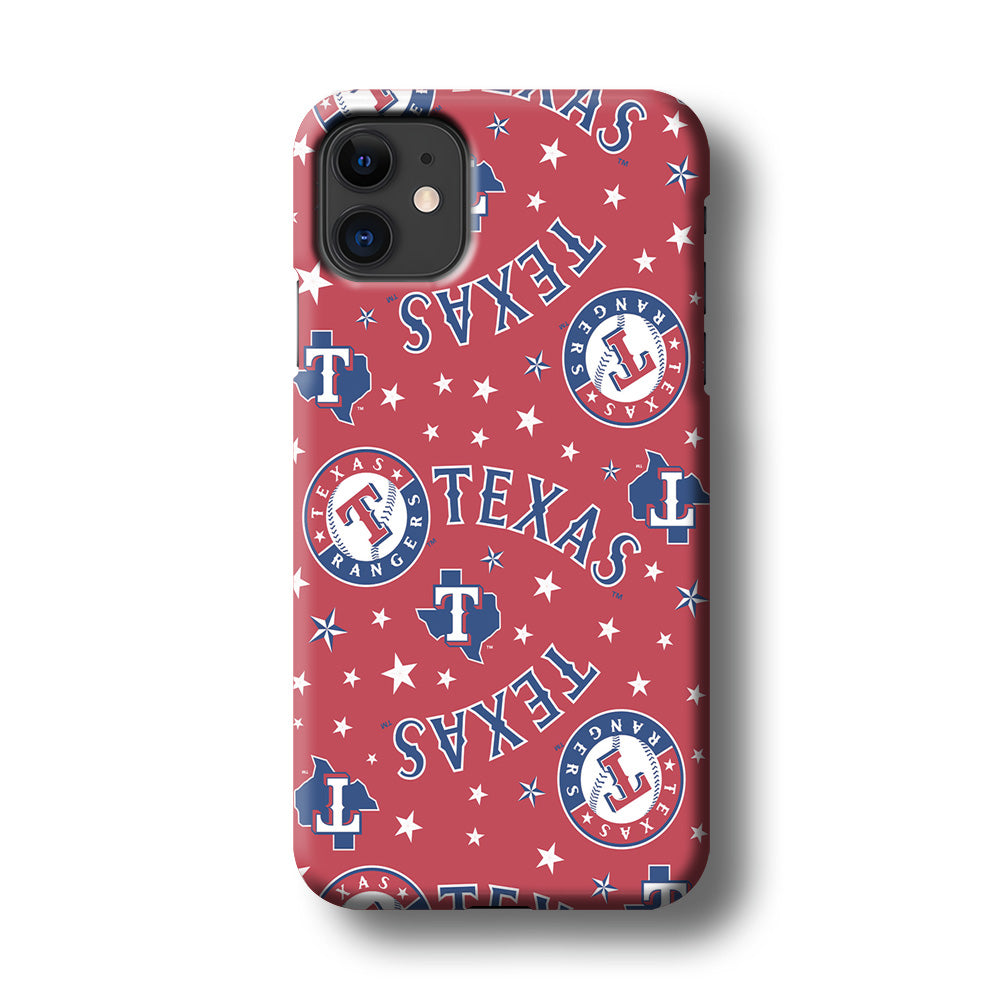 Baseball Texas Rangers MLB 001 iPhone 11 Case