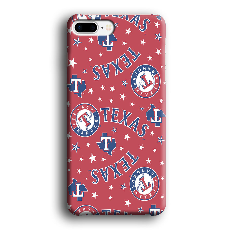 Baseball Texas Rangers MLB 001 iPhone 8 Plus Case