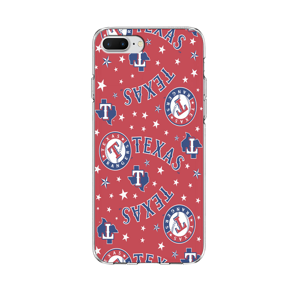 Baseball Texas Rangers MLB 001 iPhone 8 Plus Case