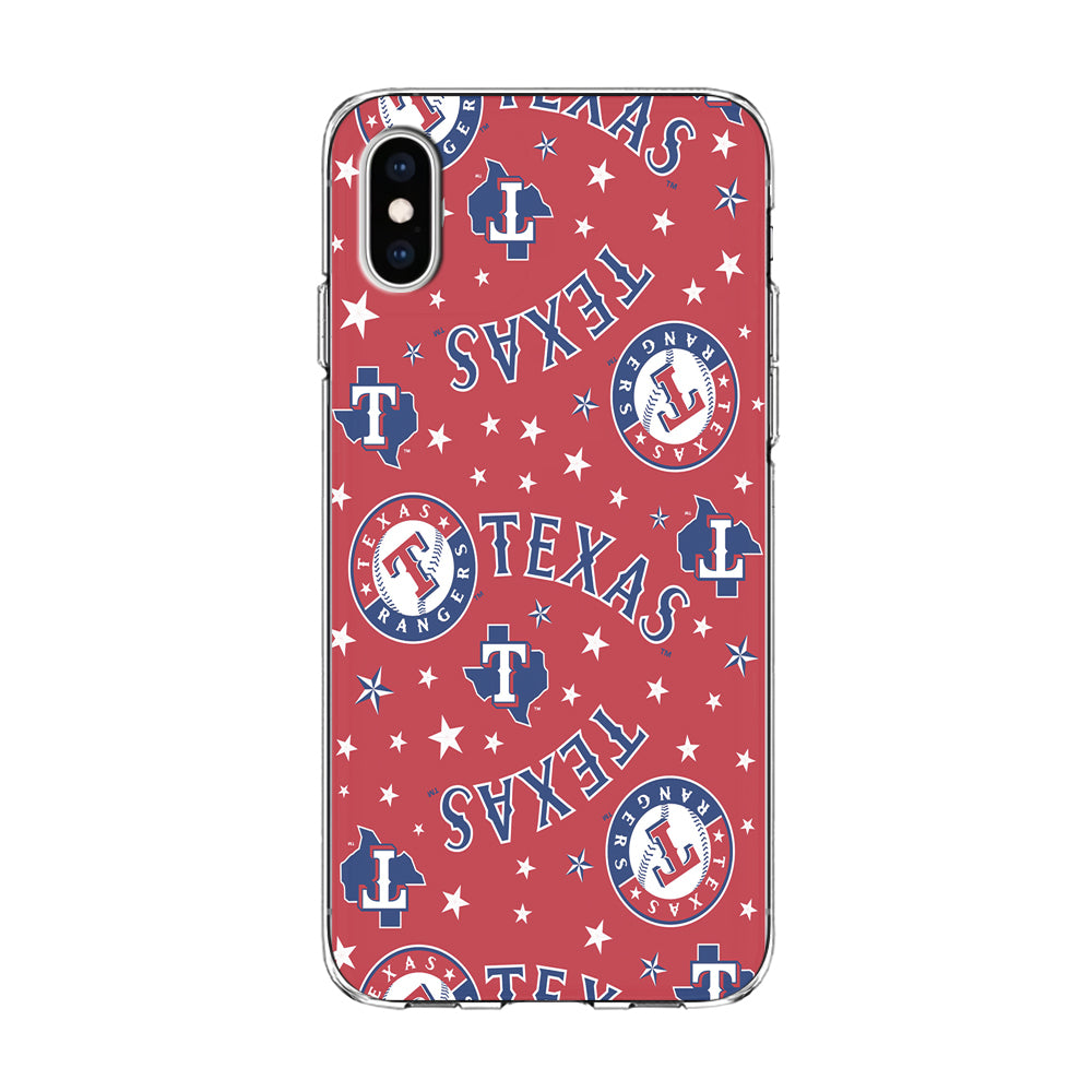 Baseball Texas Rangers MLB 001 iPhone Xs Case