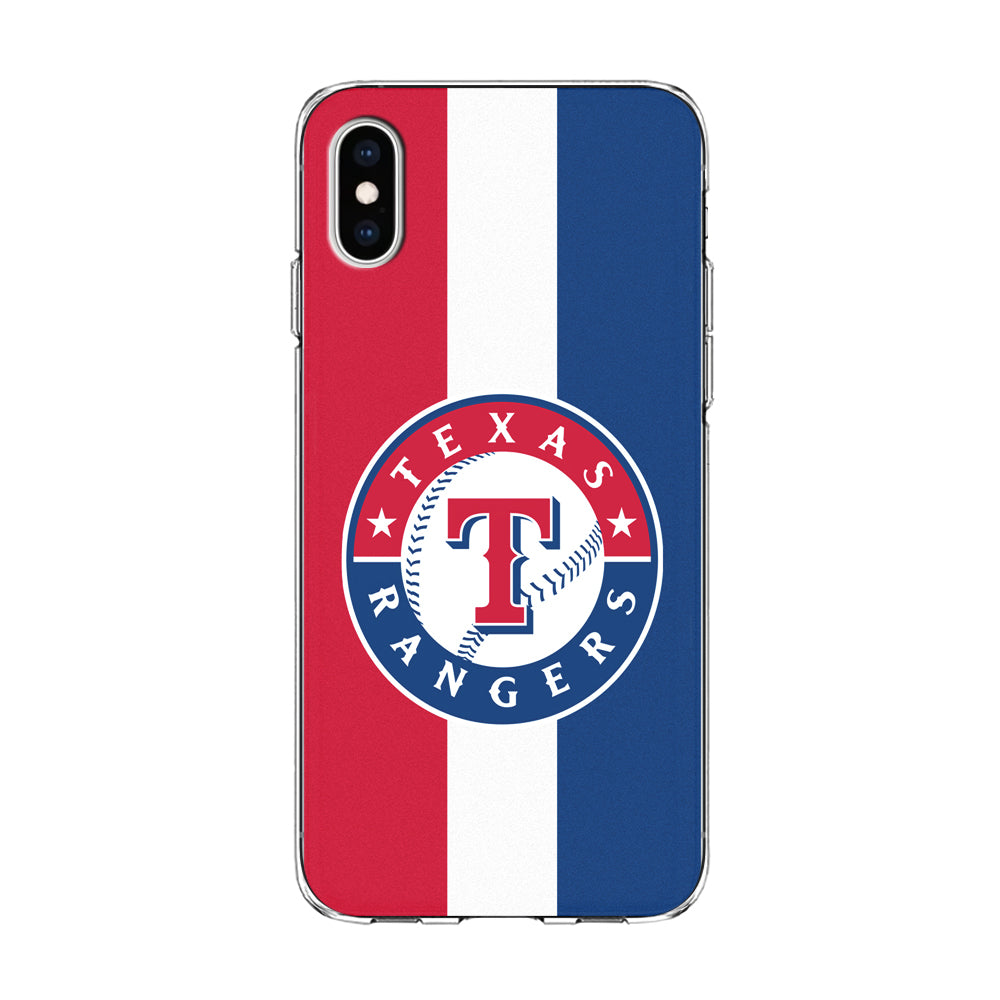 Baseball Texas Rangers MLB 002 iPhone X Case