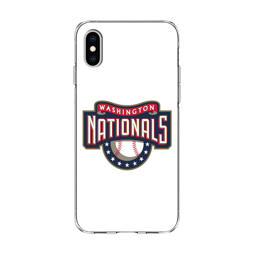 Baseball Washington Nationals MLB 001 iPhone X Case