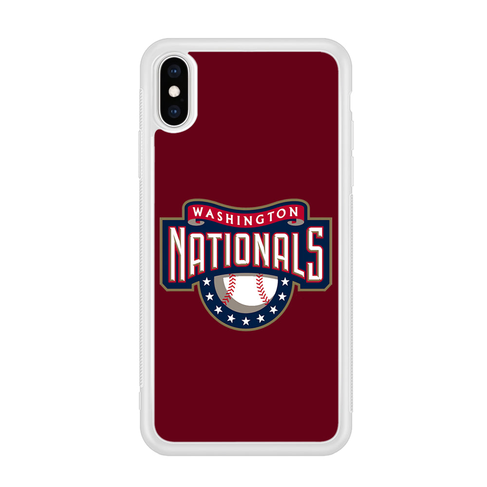 Baseball Washington Nationals MLB 002 iPhone Xs Case