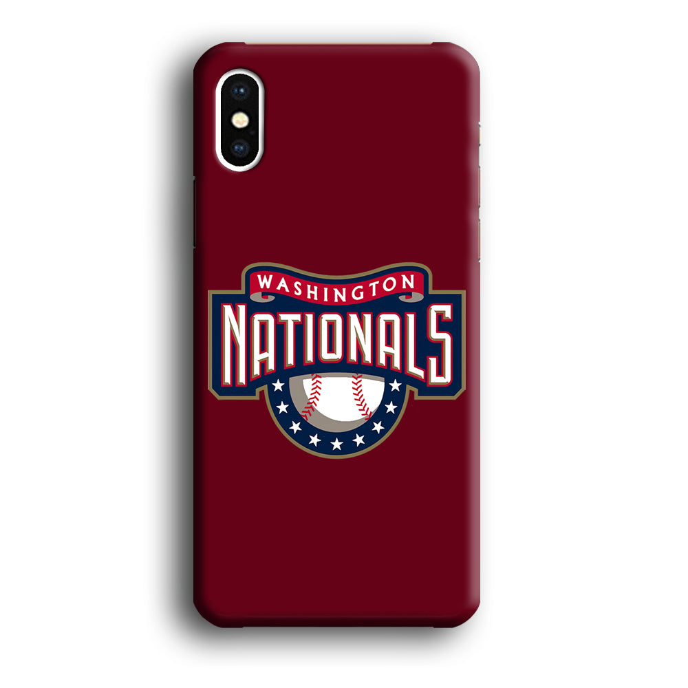 Baseball Washington Nationals MLB 002 iPhone Xs Max Case