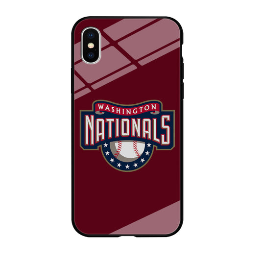 Baseball Washington Nationals MLB 002 iPhone Xs Max Case