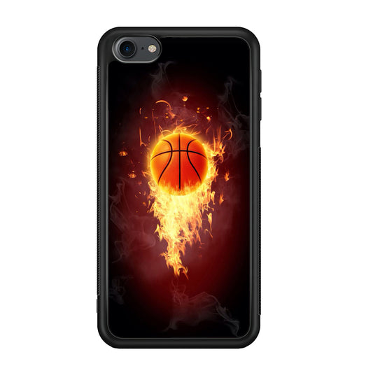 Basketball Art 001 iPod Touch 6 Case-Phone Case-Rubber White (2D Case)-Altracase