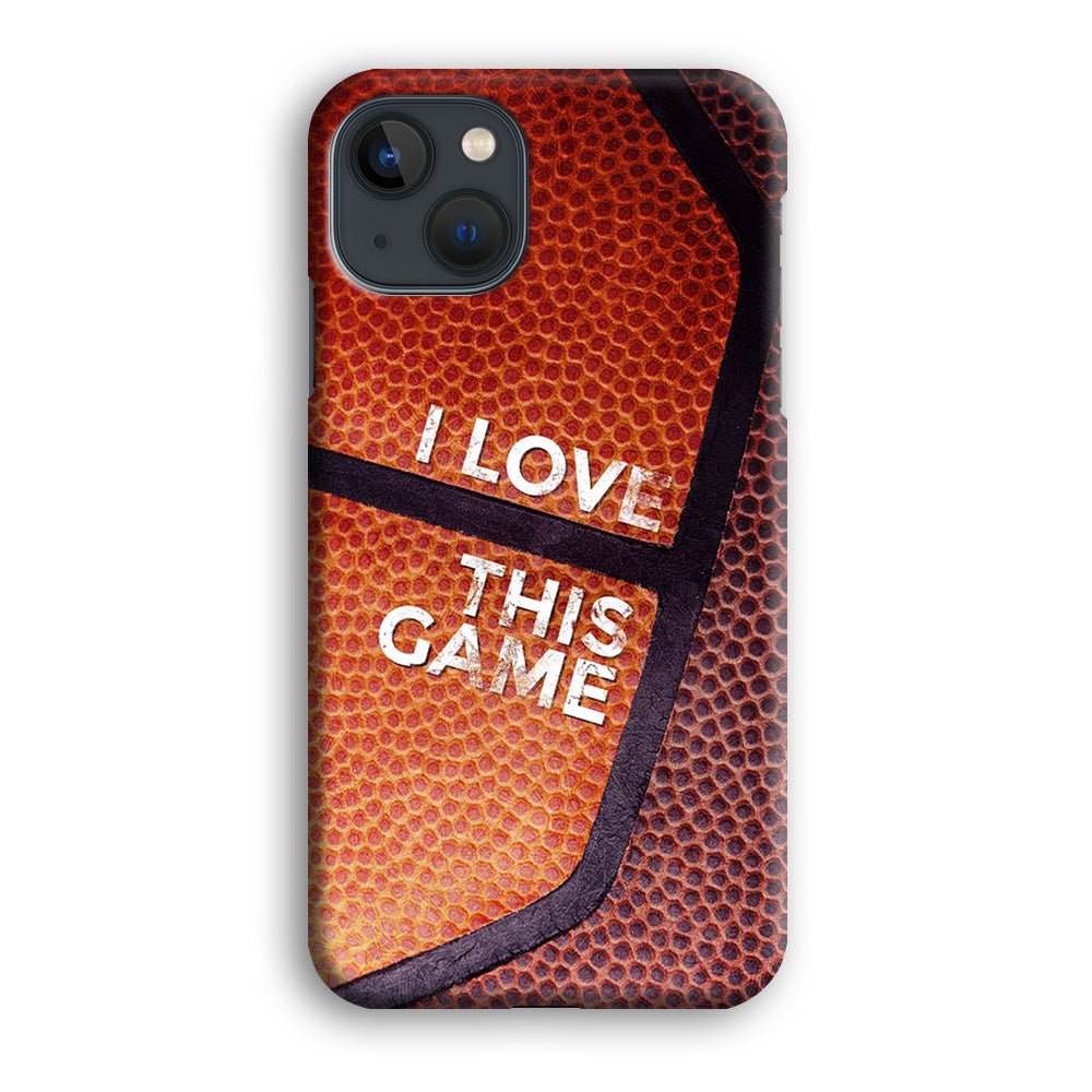 Basketball I Love This Game iPhone 13 Mini Case