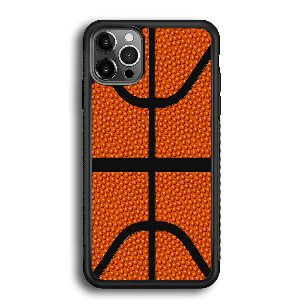 Basketball Pattern iPhone 12 Pro Case