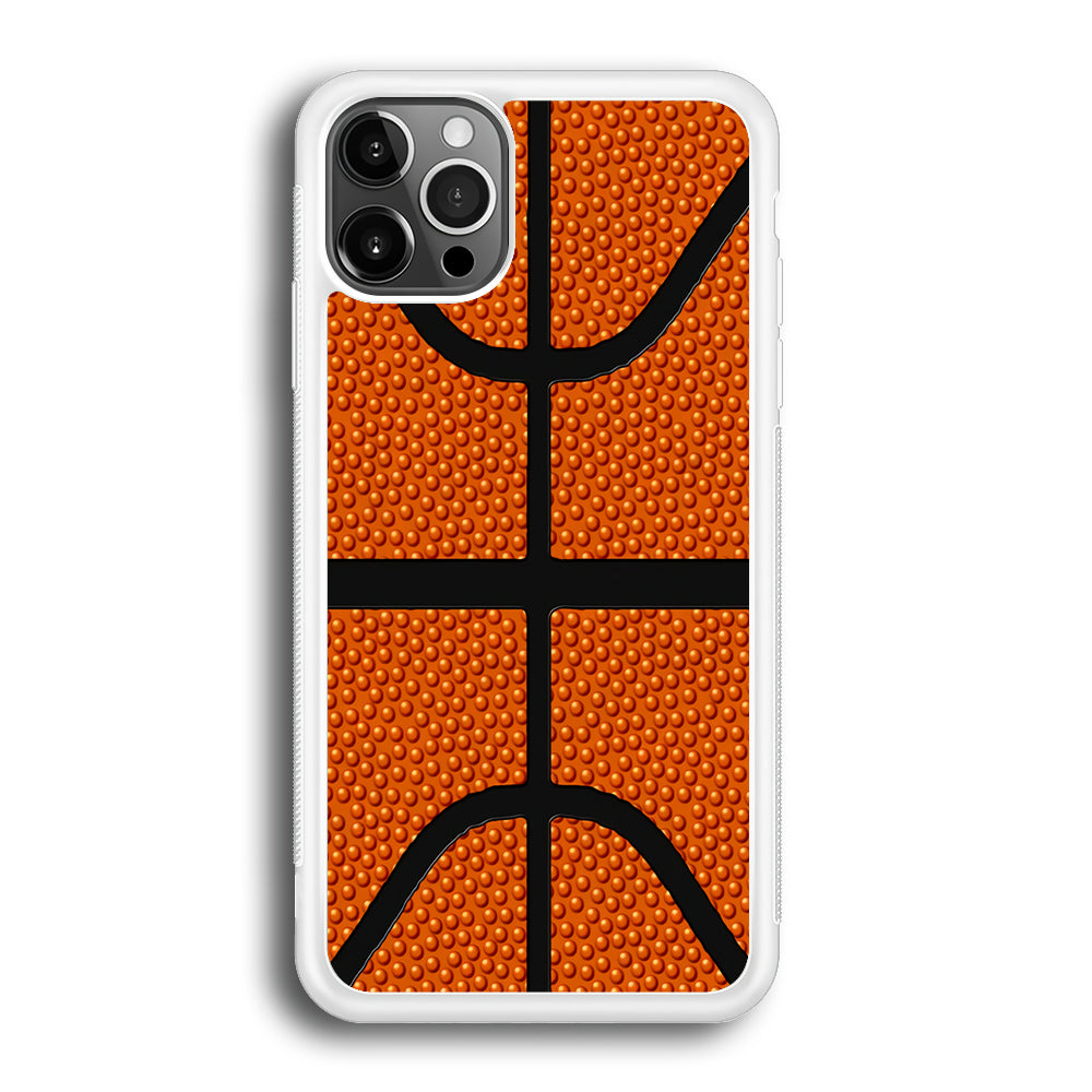 Basketball Pattern iPhone 12 Pro Max Case