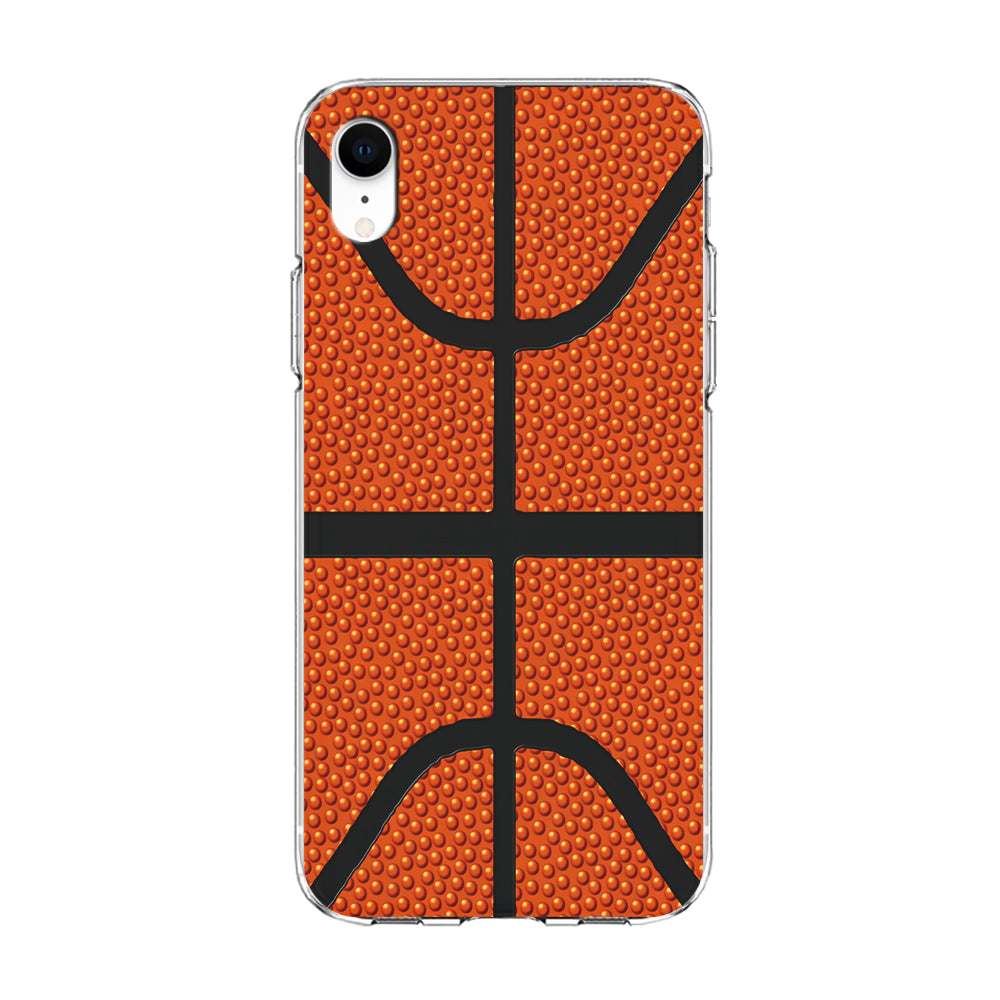 Basketball Pattern iPhone XR Case