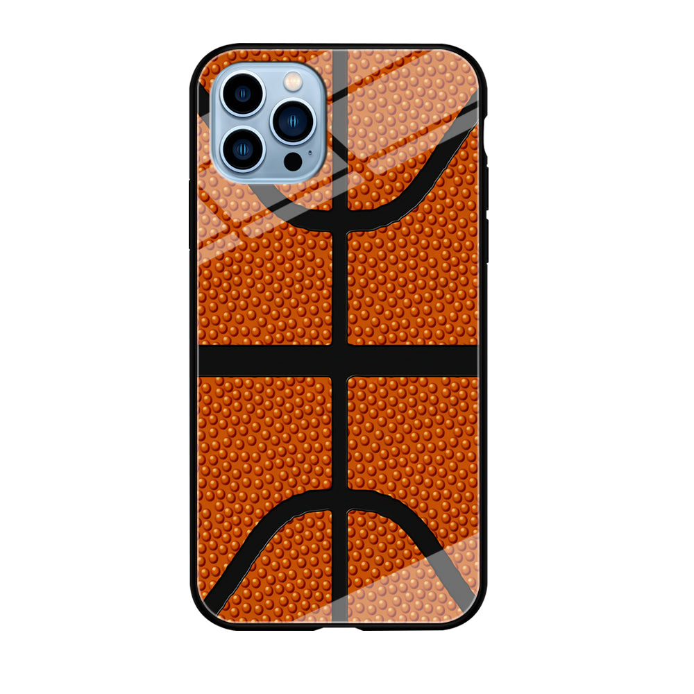 Basketball Pattern iPhone 12 Pro Max Case