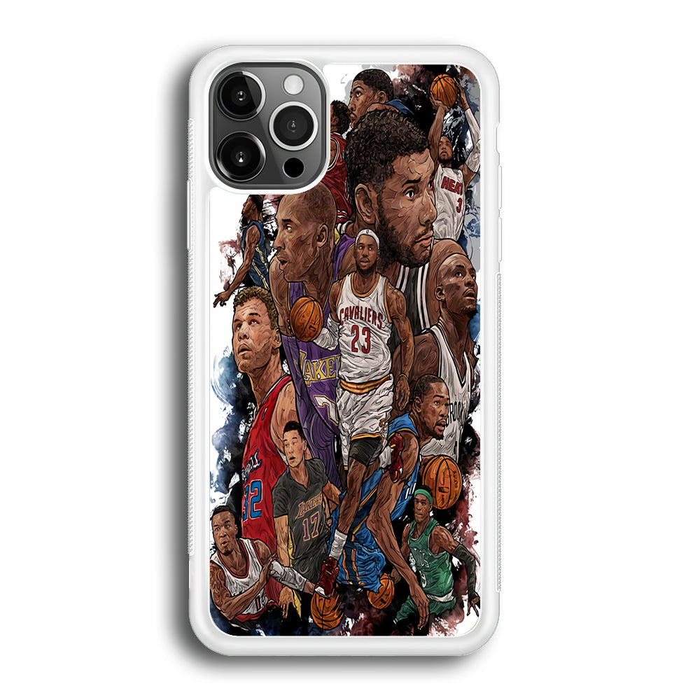 Basketball Players Art iPhone 12 Pro Case