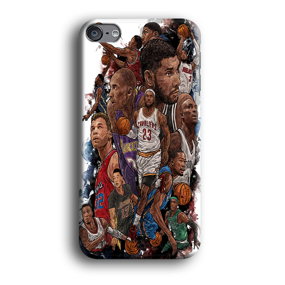 Basketball Players Art iPod Touch 6 Case