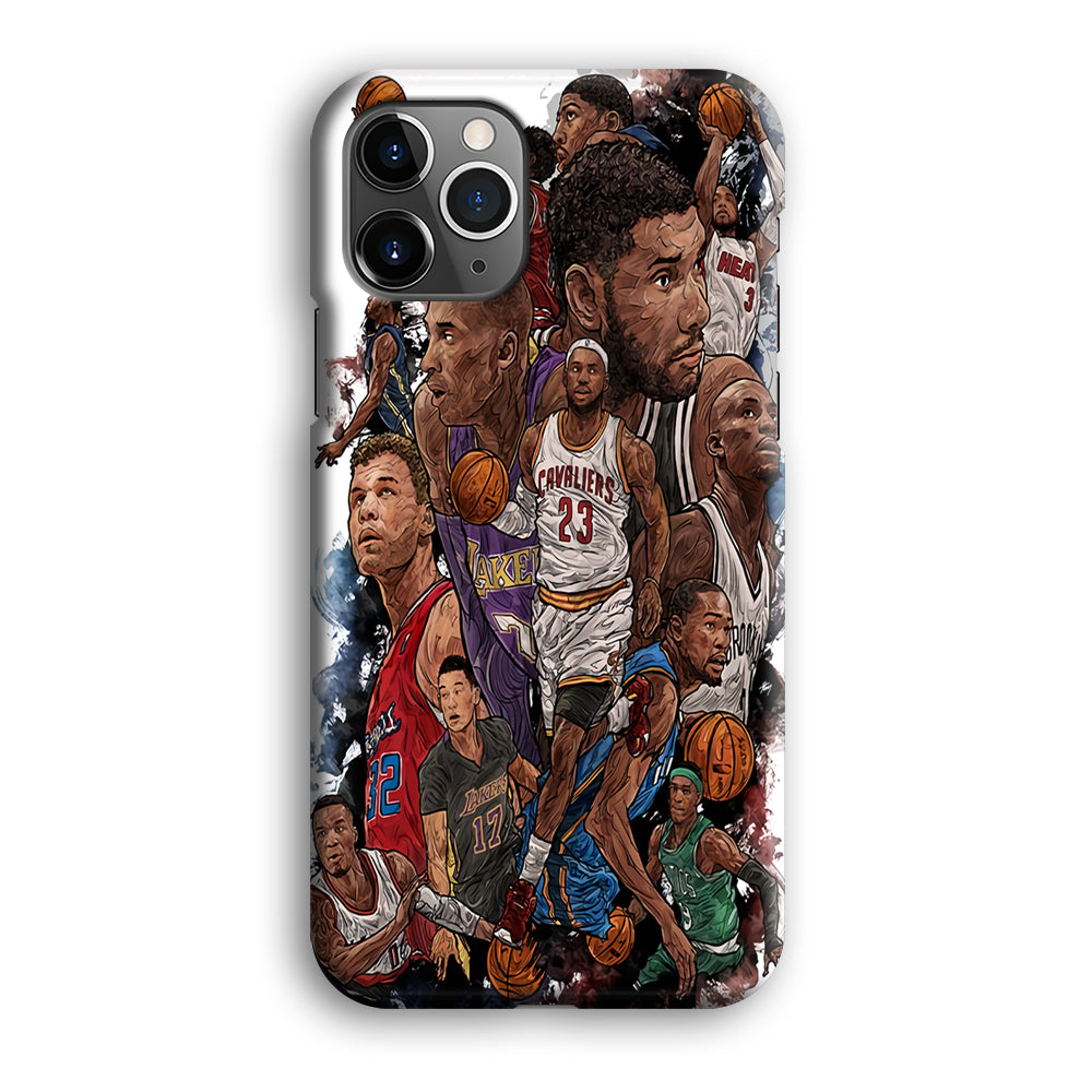 Basketball Players Art iPhone 12 Pro Case