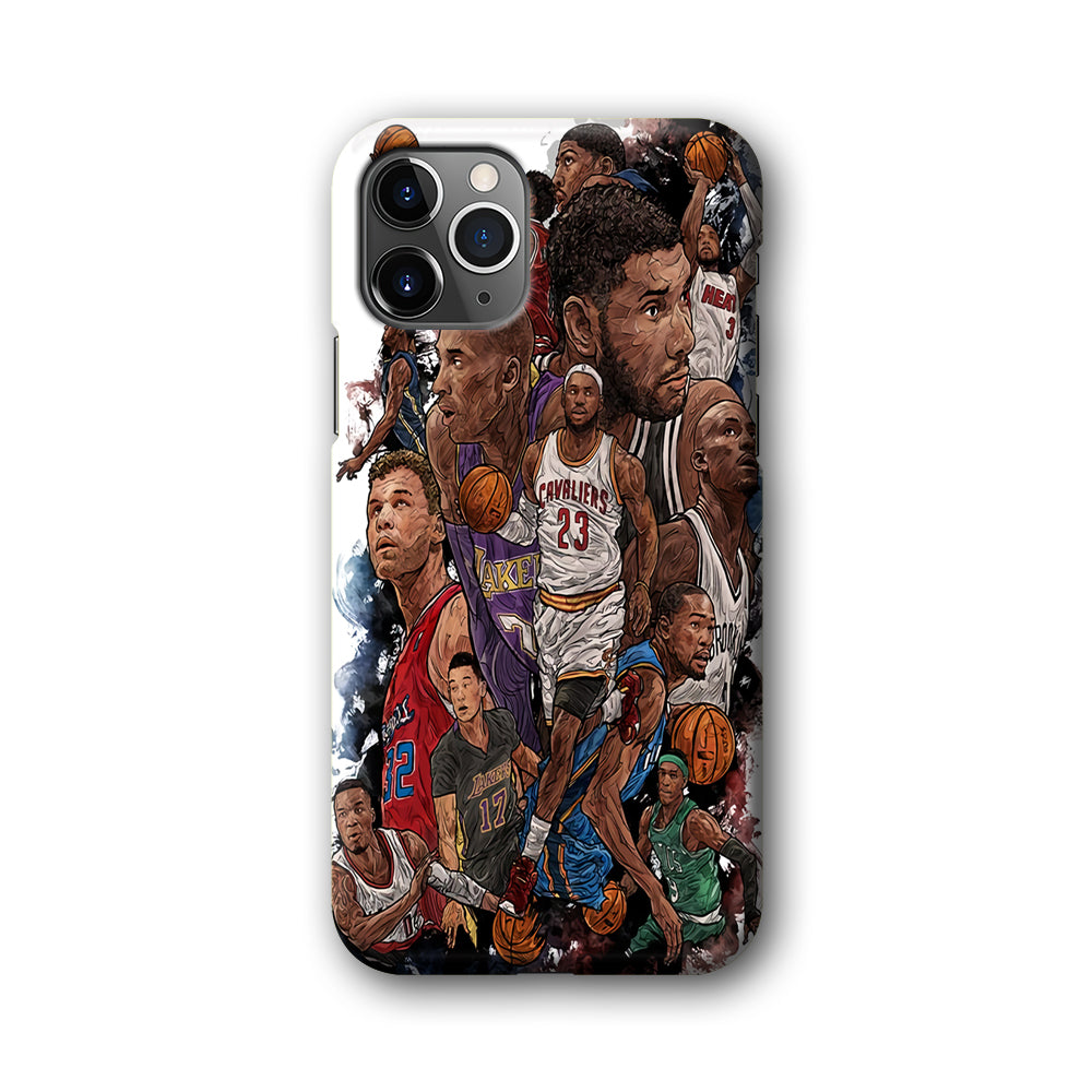 Basketball Players Art iPhone 11 Pro Case