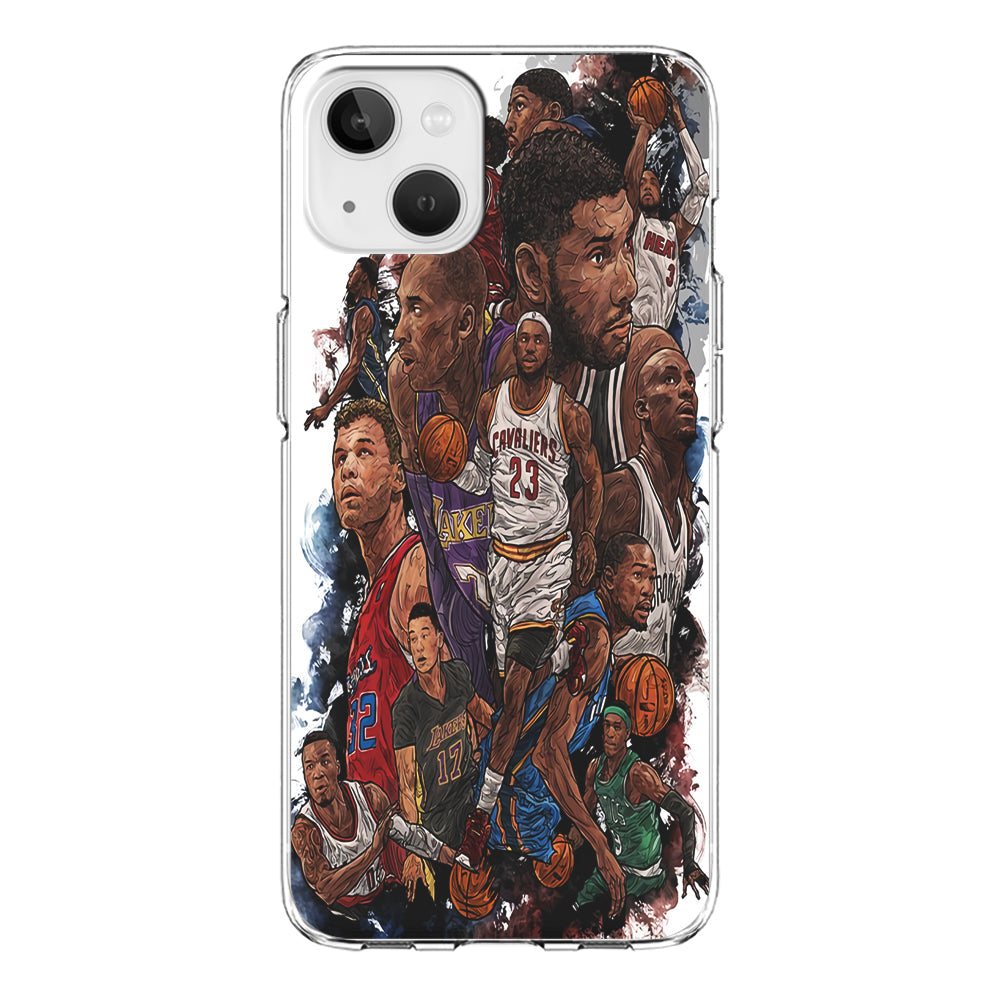 Basketball Players Art iPhone 13 Case