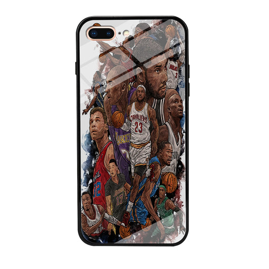 Basketball Players Art iPhone 8 Plus Case