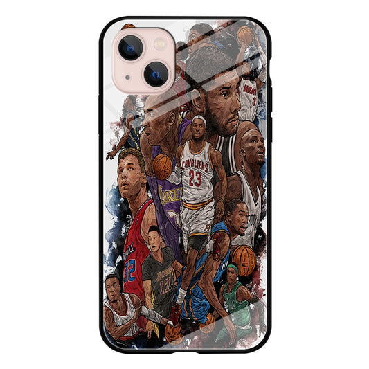 Basketball Players Art iPhone 13 Mini Case