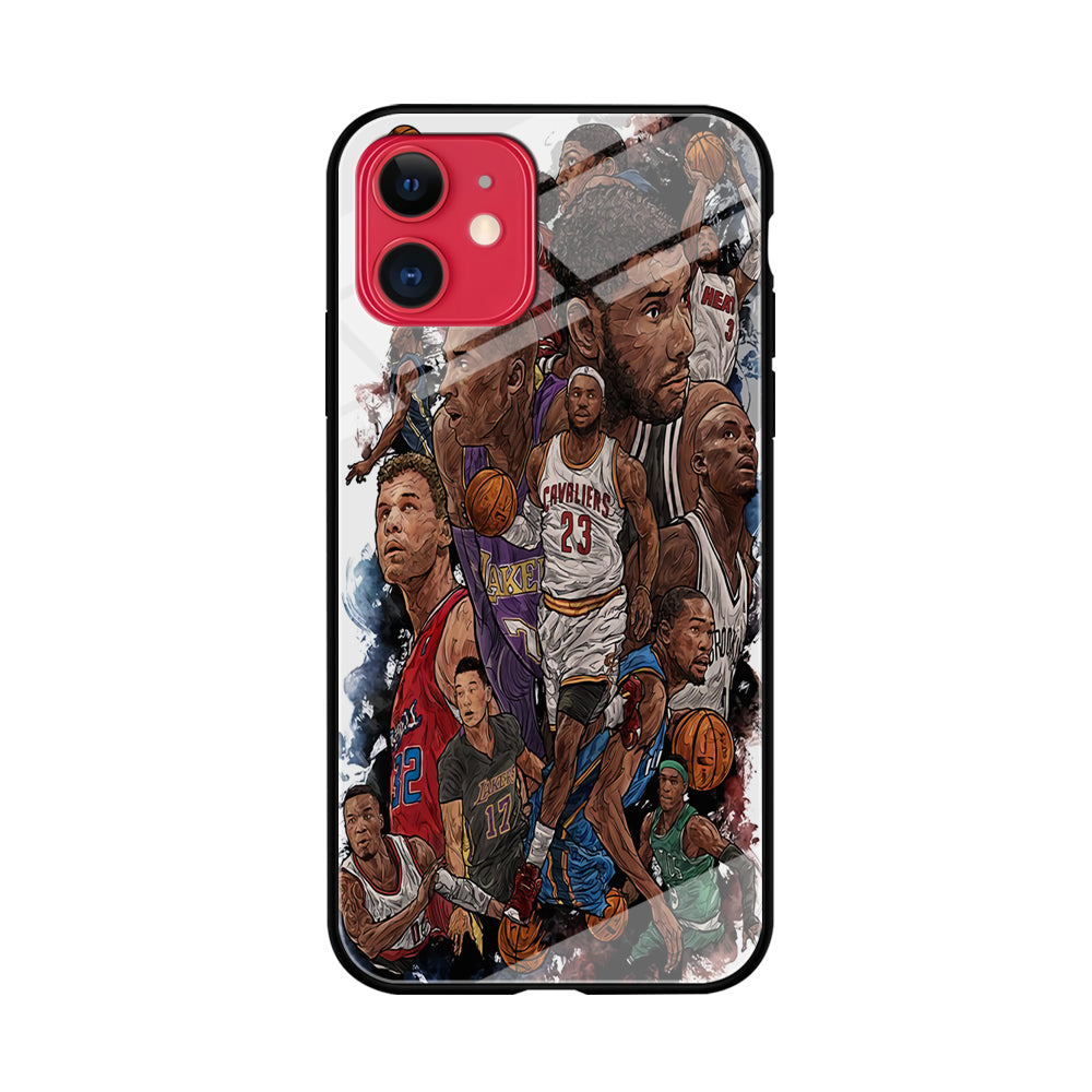 Basketball Players Art iPhone 11 Case