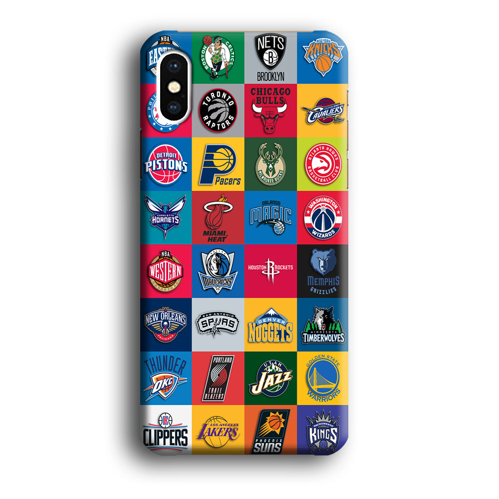 Basketball Teams NBA iPhone Xs Case