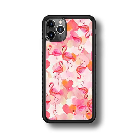 Beautiful Flamingo Art iPhone 11 Pro Max Case