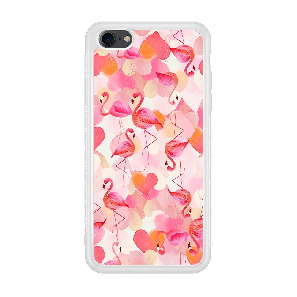 Beautiful Flamingo Art iPhone SE 2020 Case