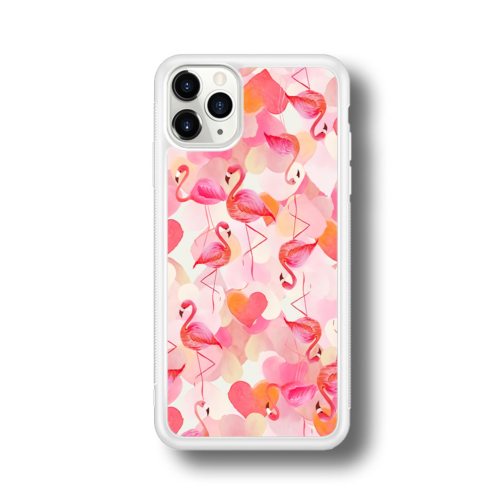 Beautiful Flamingo Art iPhone 11 Pro Case
