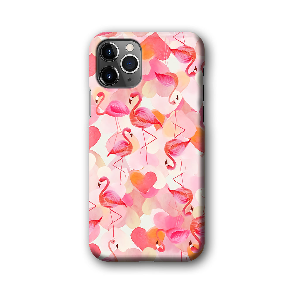 Beautiful Flamingo Art iPhone 11 Pro Case