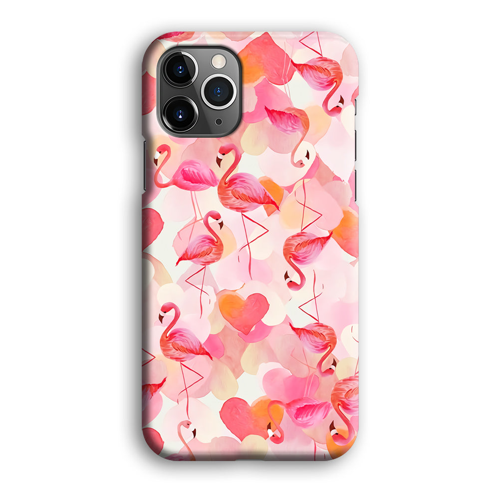 Beautiful Flamingo Art iPhone 12 Pro Case