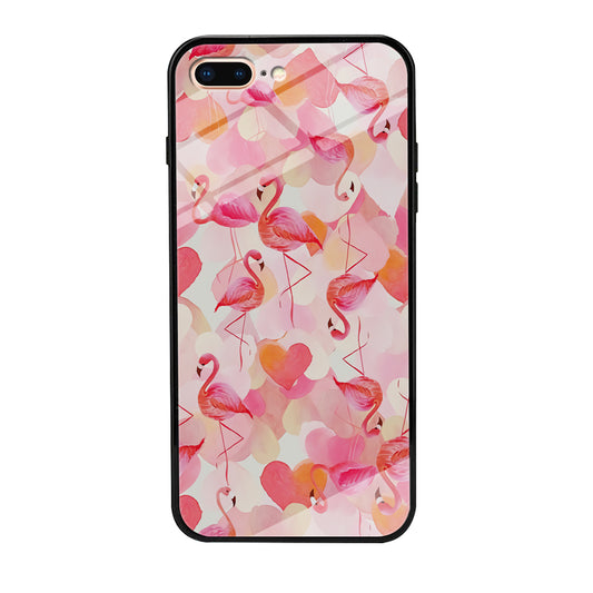 Beautiful Flamingo Art iPhone 8 Plus Case