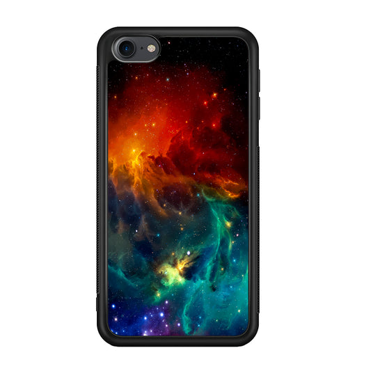 Beautiful Space Colorful 001 iPod Touch 6 Case-Phone Case-Rubber White (2D Case)-Altracase