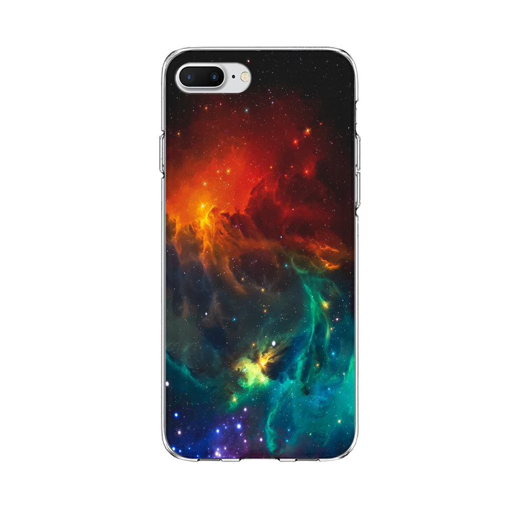Beautiful Space Colorful 001 iPhone 8 Plus Case-Phone Case-Clear Soft Case-Altracase
