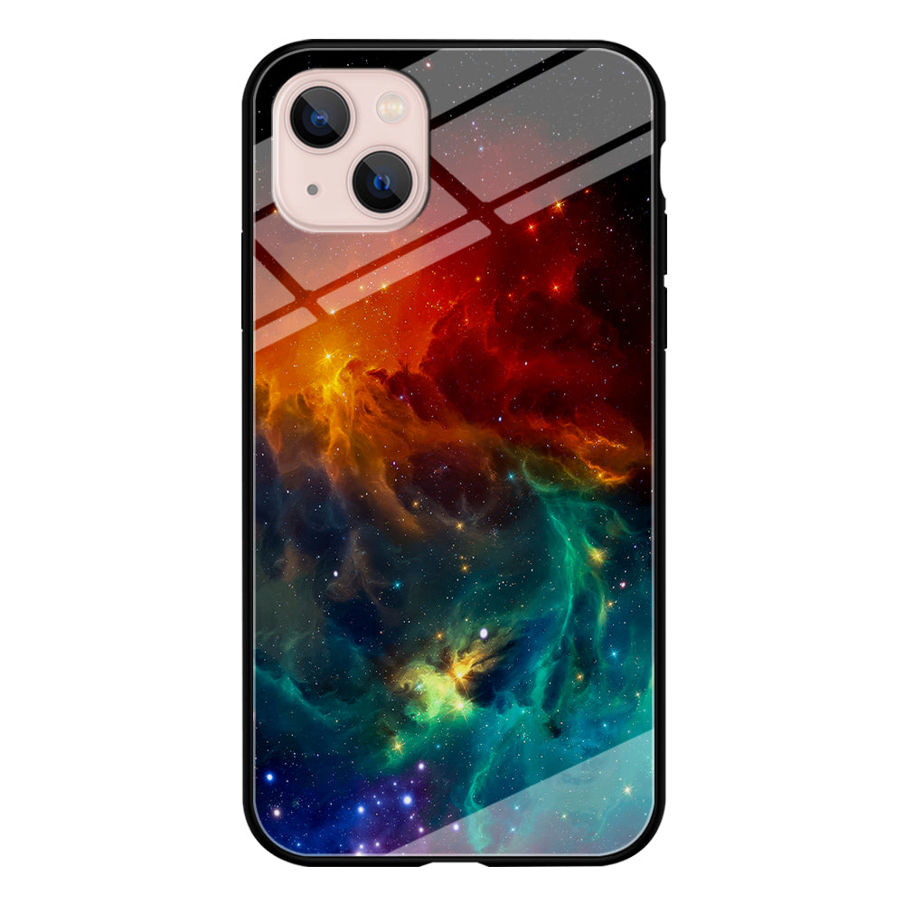 Beautiful Space Colorful 001 iPhone 13 Mini Case-Phone Case-Tempered Glass Case-Altracase
