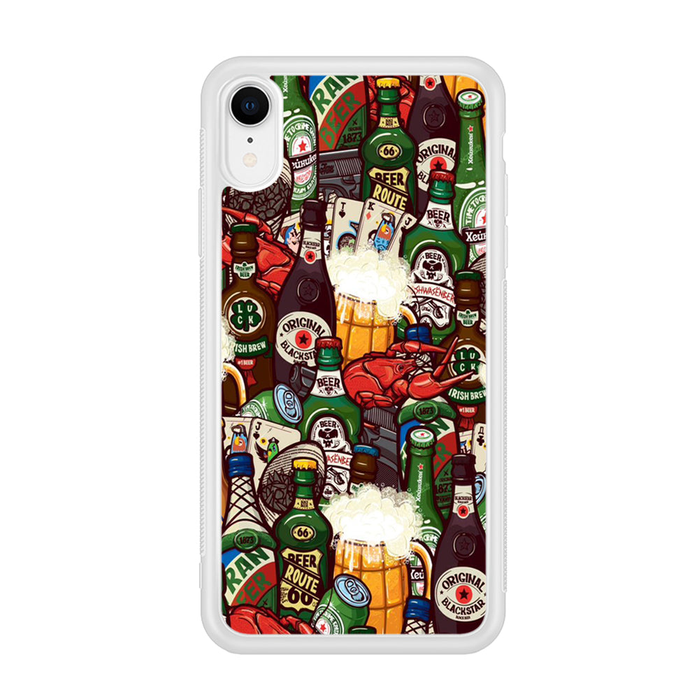 Beer Bottle Art iPhone XR Case