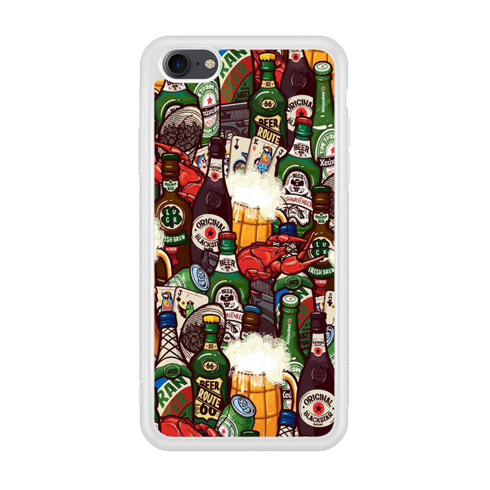 Beer Bottle Art iPhone SE 2020 Case