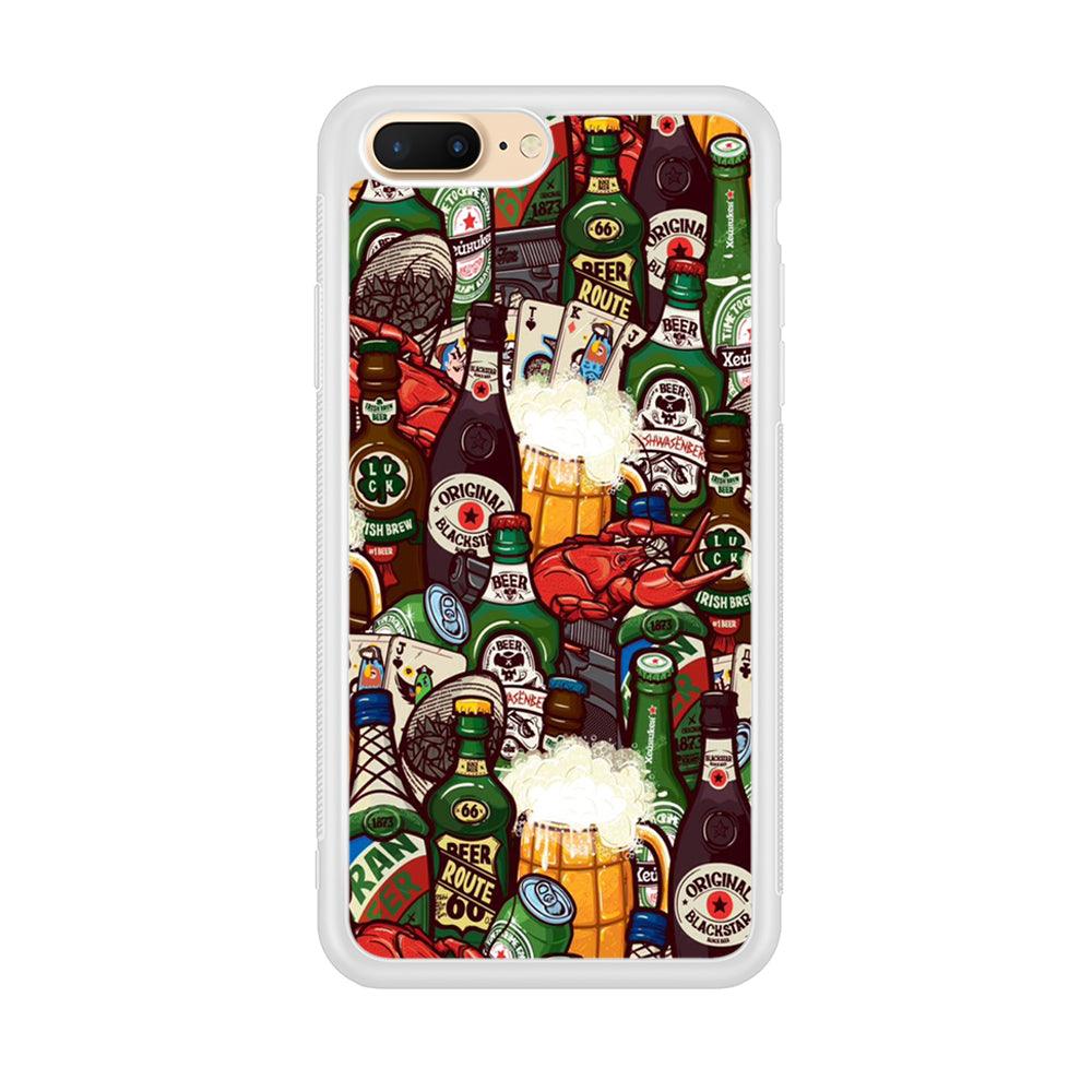 Beer Bottle Art iPhone 7 Plus Case