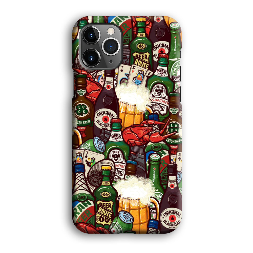 Beer Bottle Art iPhone 12 Pro Case