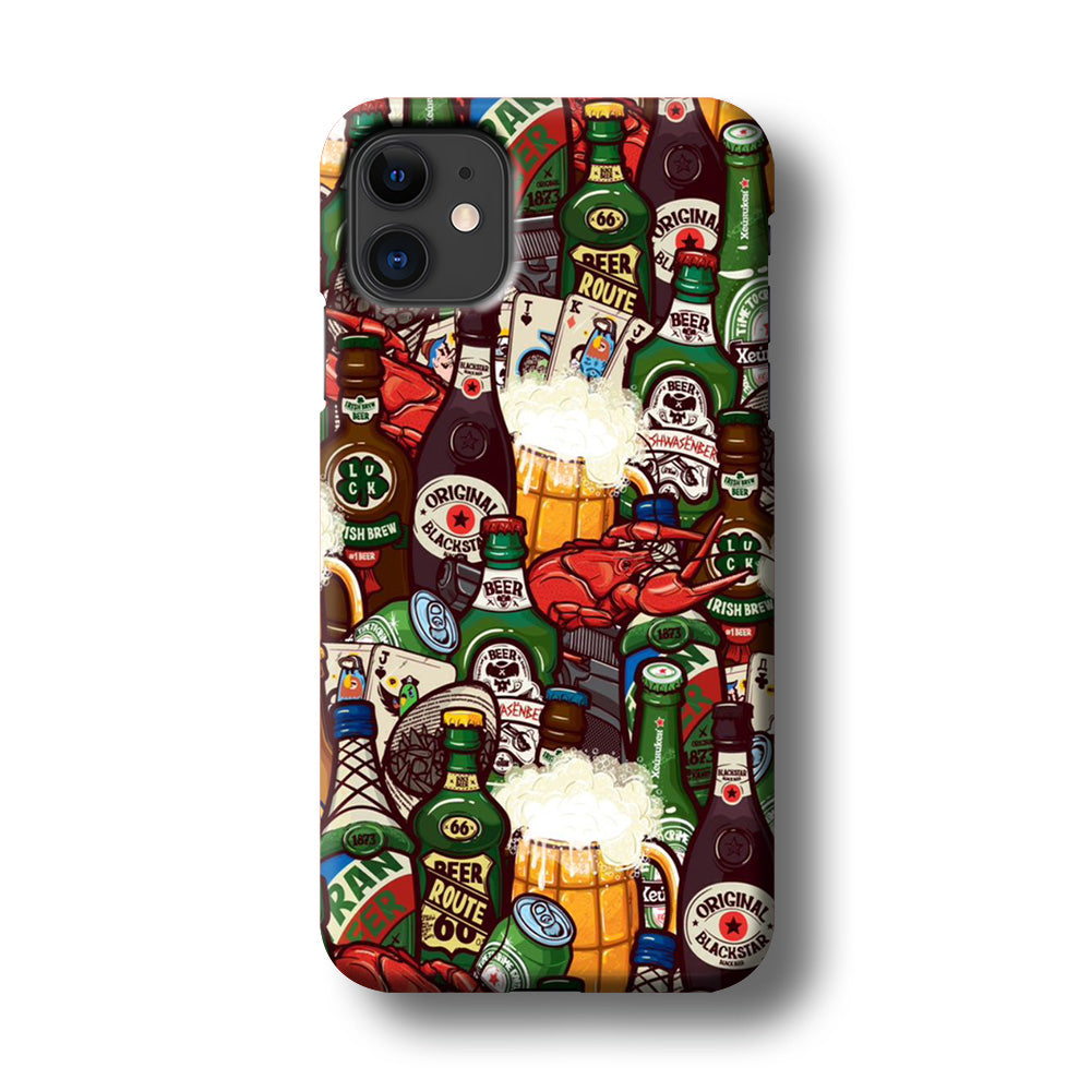 Beer Bottle Art iPhone 11 Case