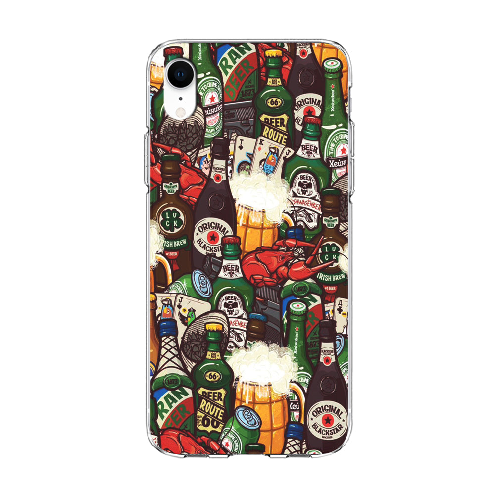 Beer Bottle Art iPhone XR Case