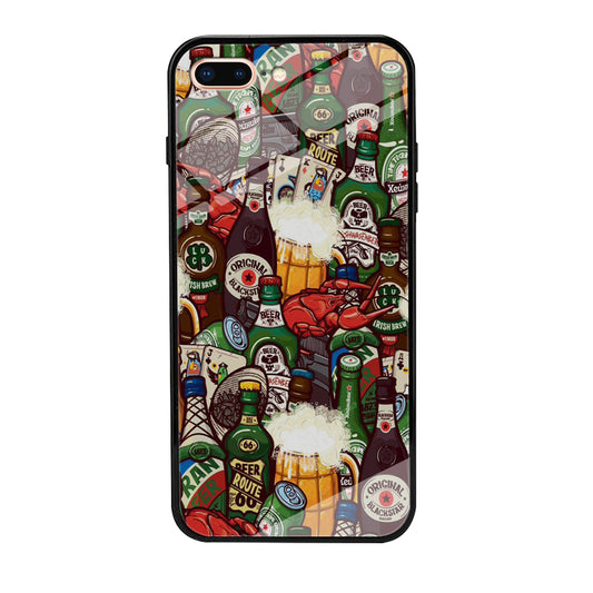 Beer Bottle Art iPhone 8 Plus Case