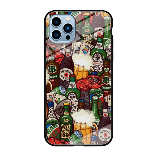 Beer Bottle Art iPhone 12 Pro Case