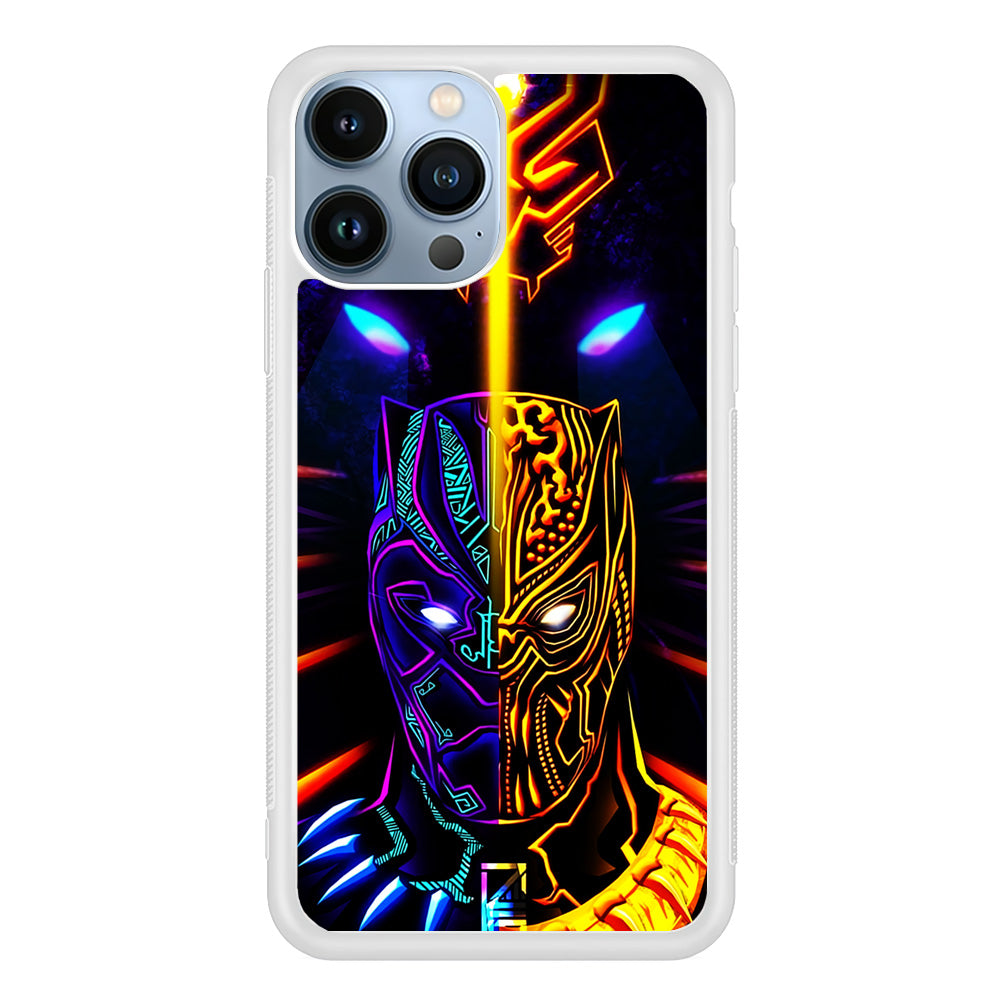 Black Panther And Golden Jaguar iPhone 14 Pro Max Case