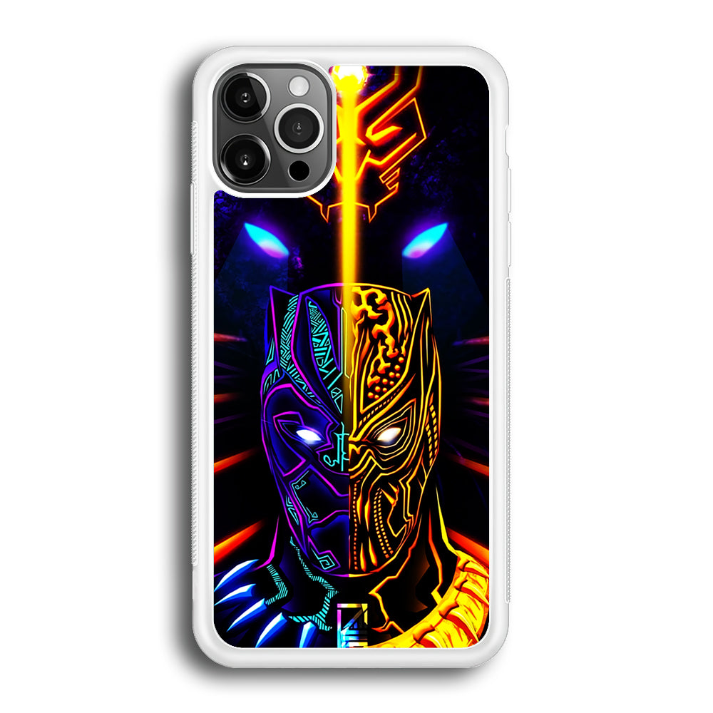 Black Panther And Golden Jaguar iPhone 12 Pro Case