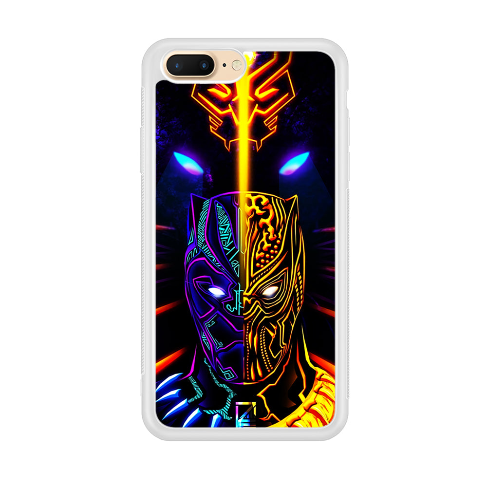 Black Panther And Golden Jaguar iPhone 7 Plus Case