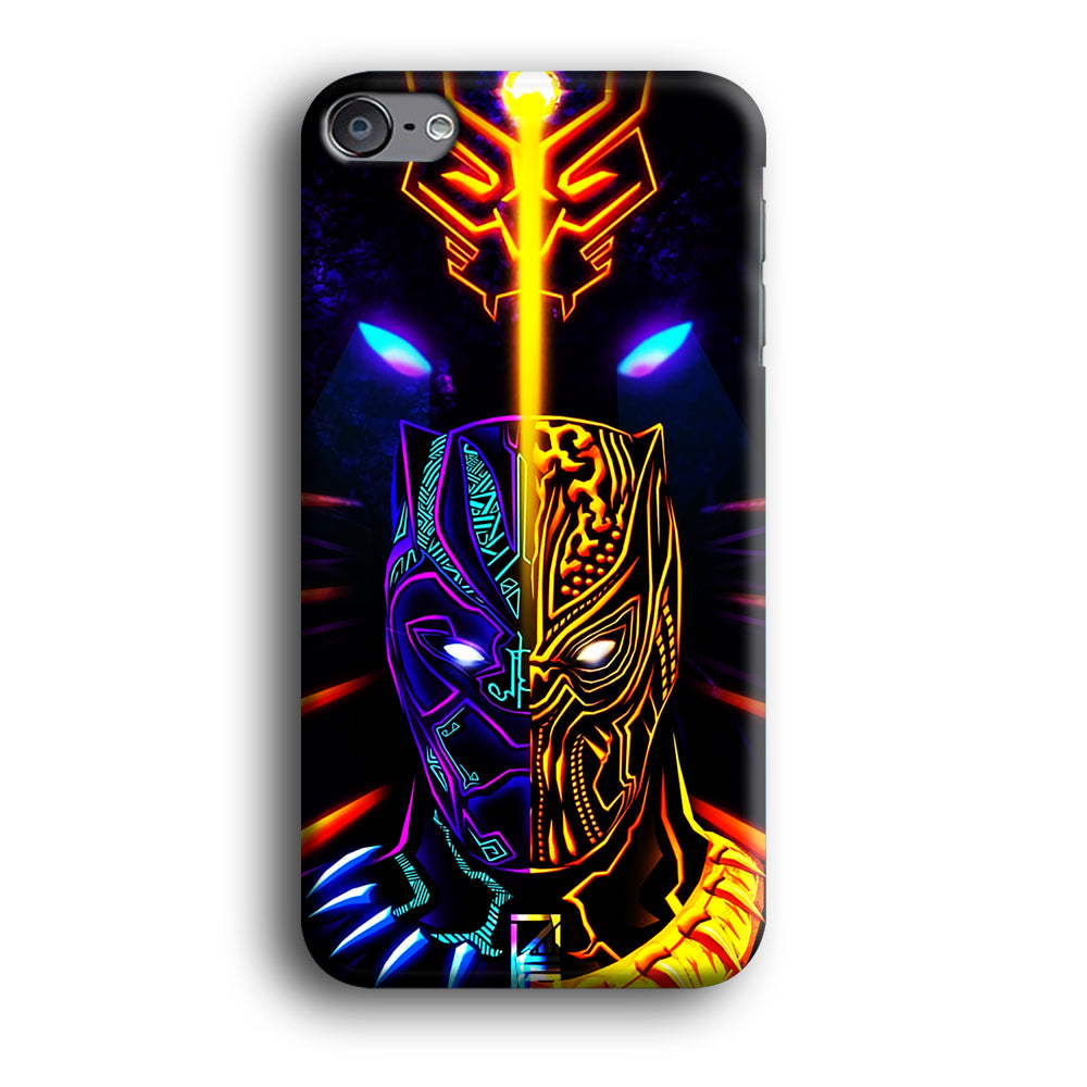 Black Panther And Golden Jaguar iPod Touch 6 Case