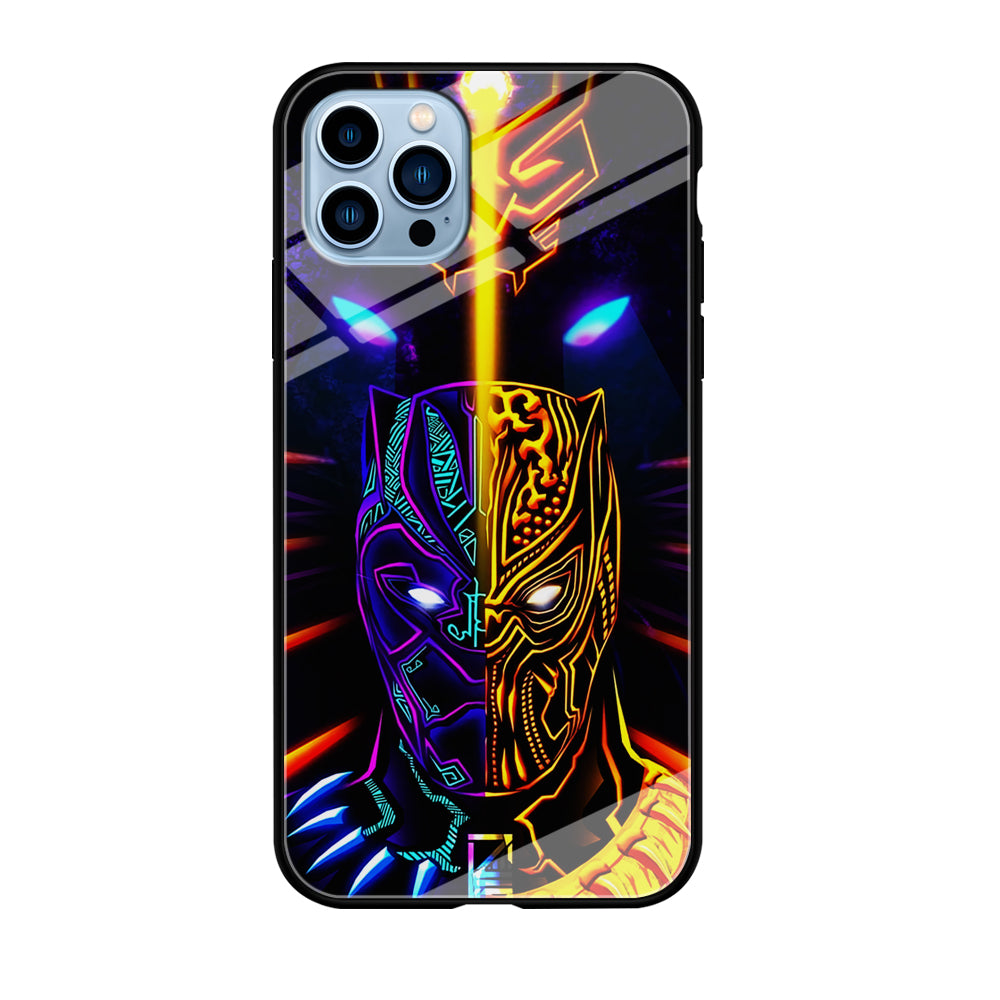 Black Panther And Golden Jaguar iPhone 12 Pro Case